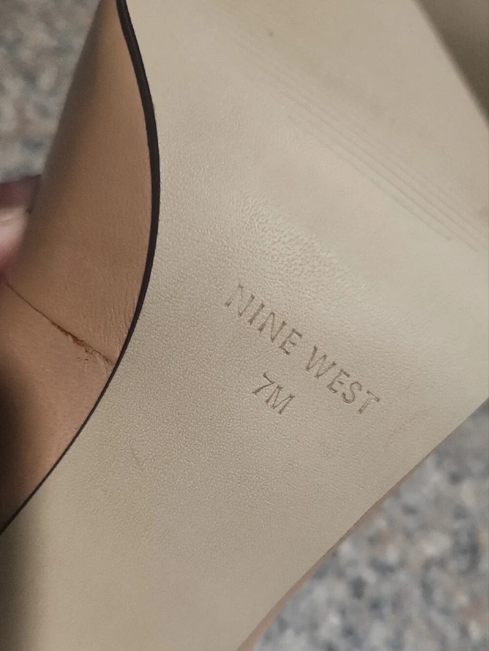 Nine West Freda Nude Pointed-Toe Leather Stiletto Pumps Classic Chic Business